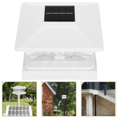  2 Stück Solar-Pfostenkappenleuchte, Zaunpfostenkappenleuchte, solarbetriebene