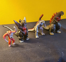 Godzilla Theme Kaiju Monster Figure Lot Set of 4 2024 Ages 3-7