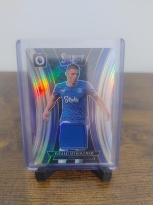 Vitali Mykolenko - Everton 2024-25 Panini Select Patch Silver Refractor #SM-VM