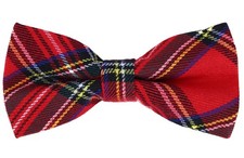- Red Bow Tie - Plaid Bow Ties for Men - Bowties Men