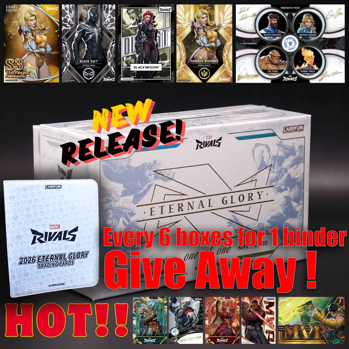 Marvel Rivals Eternal Glory Hobby Box (Card Fun 2026)