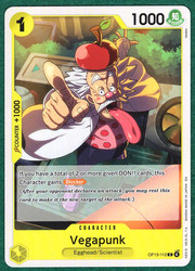 Vegapunk OP13-112 Carrying On His Will Common One Piece TCG