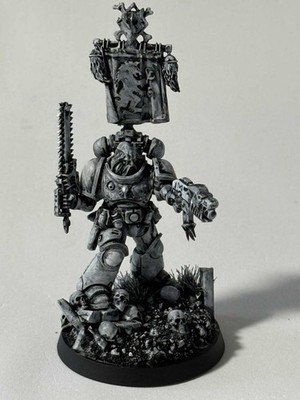 Space Marine Wolf Lord 40k HQ model Captain Space Wolves
