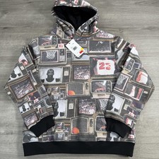 Jordan Hoodie Boys Large Multicolor TV Fleece Pullover Basketball 95F089-023