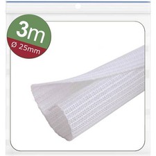 Quadrios 24CA473 White Polyester Braided Sheath 25 up to 26mm 3m