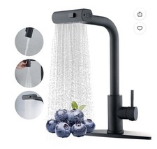 Waterfall Kitchen Faucet Pull Down 3 Different Spraying Options