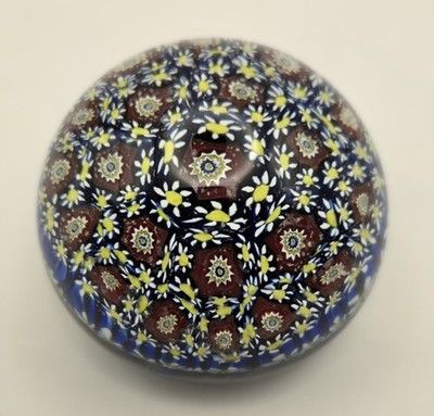 Beautiful Murano Millefiore Vintage Paperweight by The ALT Studio Perfect Gift .