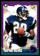 Natrone Means 1994 Score #237 Chargers NFL READ FREE SHIPPING AutographDen