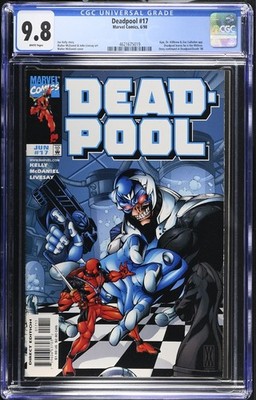 DEADPOOL #17 CGC 9.8 WP NM/MT MARVEL 1998 AJAX APPEARANCE   