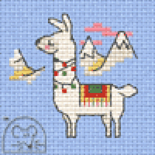 Mouseloft Stitchlets 'Decorated Llama' Cross Stitch Kit