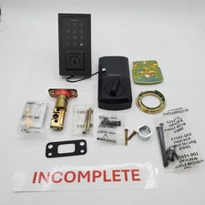 Kwikset SmartCode 270 Keyless Entry Door Lock w/Auto-Lock, Matte Black *NO KEYS*