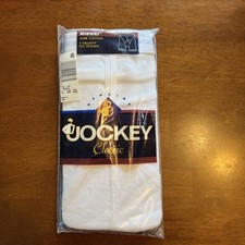 NEW VINTAGE 1994 Men's Jockey Classic Briefs Size 40 Cotton White SAVE ON 2