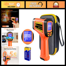 Digital Infrared Thermometer Gun -58 F to 2732 F, Laser Temp Gun for Cooking, HV