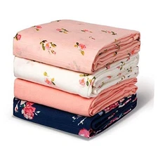  Swaddle Blankets for Baby Boy & Girl, Large Bamboo Muslin Swaddle Blankets, 