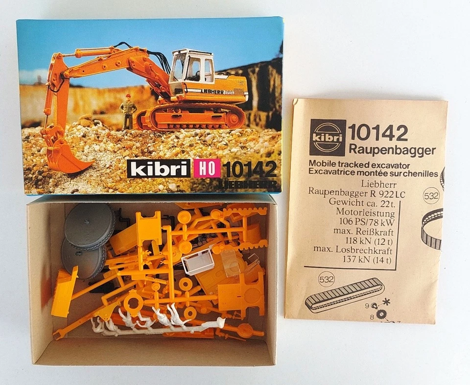 KIBRI 1:87  10142 kit Liebherr 922 LC excavator - Immagine 2 di 2