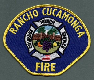 Rancho Cucamonga California Fire Patch *Flag*