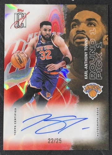 2025 Topps Signature Karl-Anthony Towns Red Lava (RAW)