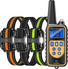 SLOPEHILL 2600FT Dog Training Collar Rechargeable Remote, Pet Trainer 3 pack