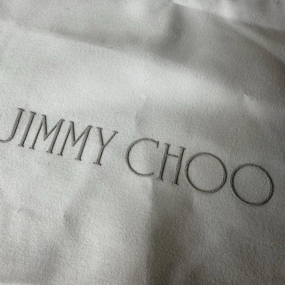 Jimmy Choo Bolsa de Pó Creme e Branca Lote De 3 Feita Na Itália Grande E Pequena - Imagem 2 de 4