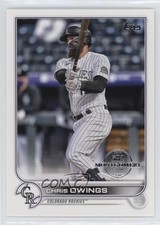 2022 Topps Series 2 582 Montgomery Club Chris Owings #462 0c4