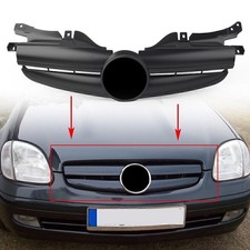 Kühlergrill Matt-schwarz Für Mercedes Benz R170 W170 SLK Class 98-04 Kühlergrill Matt-schwarz Für Mercedes Benz R170 W170 SLK Class 98-04