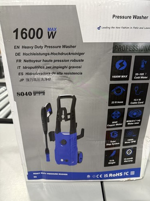 #ad #ad PATOOLIO POWER PRESSURE WASHER WITH FOAM CANNON BLUE $156.55