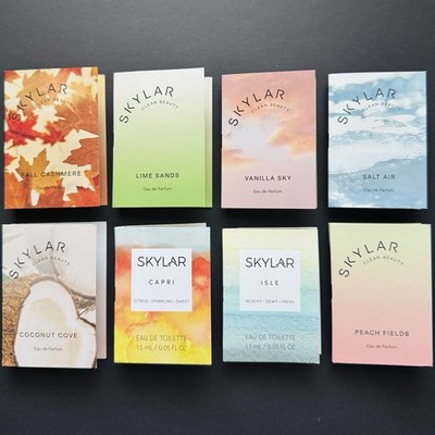 SKYLAR Perfume Collection Sample Spray Vial 8pc Set