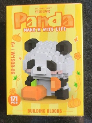 Pandabär Puzzle Panda 171 Teile Klemmbausteine Set Bausteine 3D Puzzle