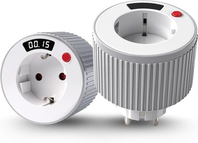 Jadeshay Countdown Timer Steckdose, Mechanischer Zeitschaltuhr Steckdose mit