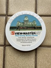 Vintage GAF ViewMaster pack of 7 reels, Walt Disney World, Florida, w/ hard case