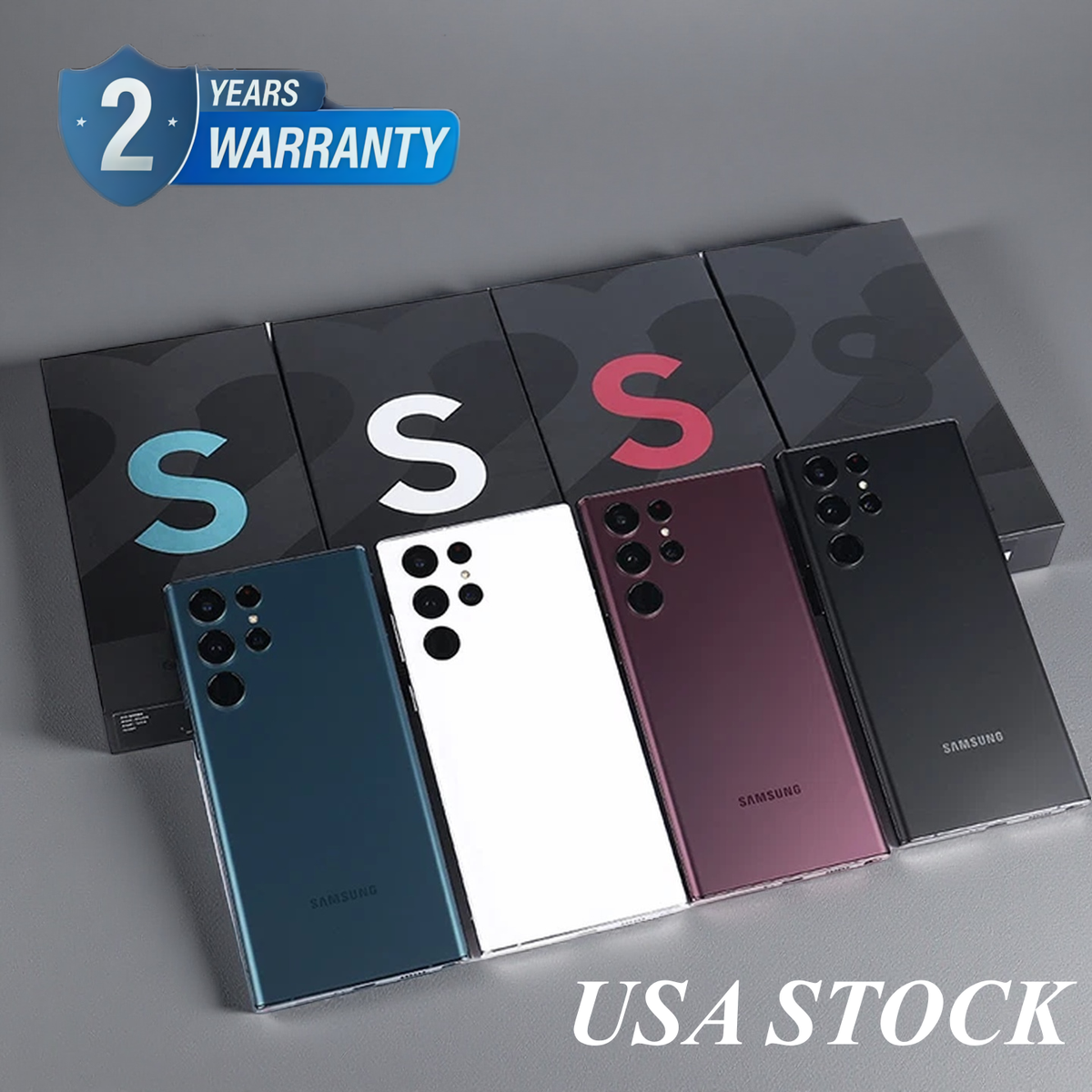 NEW SEALED Samsung Galaxy S22 Ultra (5G) SM-S908U 128/256/512GB