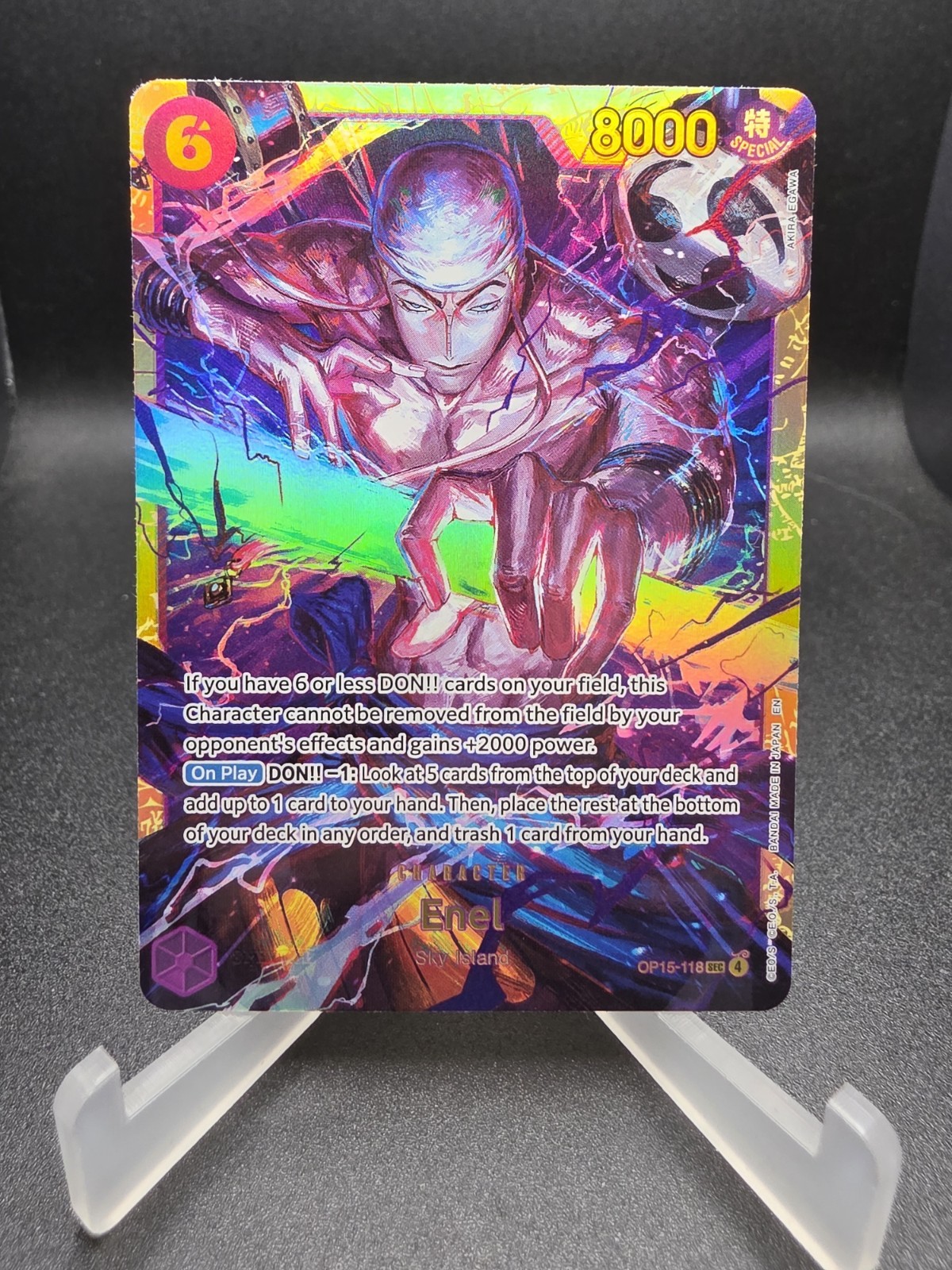 One Piece Enel OP15-118 Adventure on Kami's Island NM