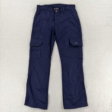 Tyndale Workwear FRC Pants Mens 30x28 Navy Blue Cargo Flame Resistant Work K213T