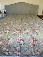 Ralph Lauren Charlotte Comforter FULL/QUEEN Sage Green Floral Cottage Roses USA