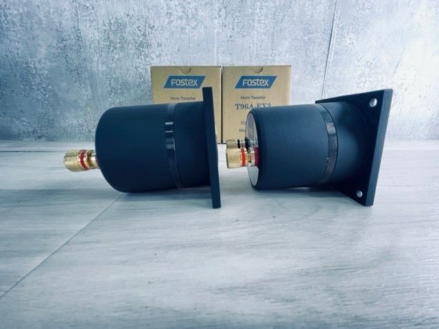 Fostex Horn Tweeter 2個セット FOSTEX T96A-EX2 Horn Super Tweeter Speaker pair 50W 8Ohms Ships