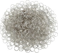 Biegeringe 10Mm Silber 1000 StüCk Spaltringe Jump Ringe SchmuckzubehöR