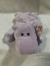 Ty Beanie Babies HAPPY THE HIPPOPOTAMUS - MINT With MINT TAG - 1993 READ