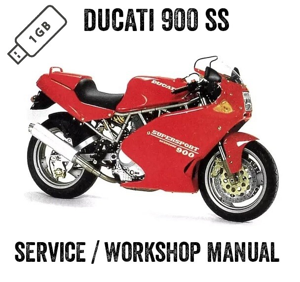1991-1998 Ducati 900SS 900 SS SuperSport Repair Workshop Service