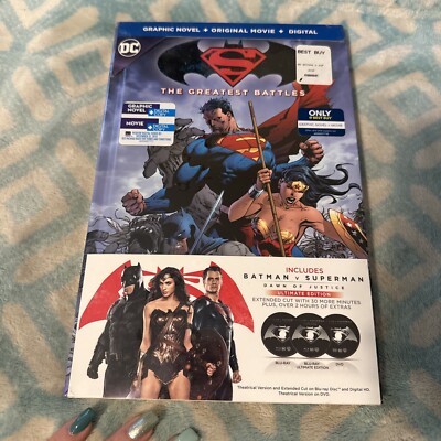 Batman Vs Superman - The Greatest Battles Hardcover - Includes DVD + Blu-ray