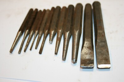 Set De 12 Poinçons Et Chasse PROTO – Fabrication USA – Ancien Stock