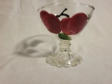 Franciscan 🍎APPLE🍎 Anchor Hocking Boopie Sherbet Glass - 3 1/2"