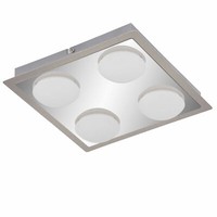 Briloner Led Deckenlampe RL191, Deckenleuchte Badlampe, 18W 4-Flammig