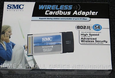 **NEW** PCMCIA PC Card Wireless Wi-Fi 802.11G SMC Card for win 98SE/2000/XP - Image 1 of 2