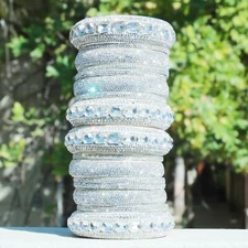 Suprimo Seliver Colour Diamond Indian Premium Luxurious Bangles For Women & Girl