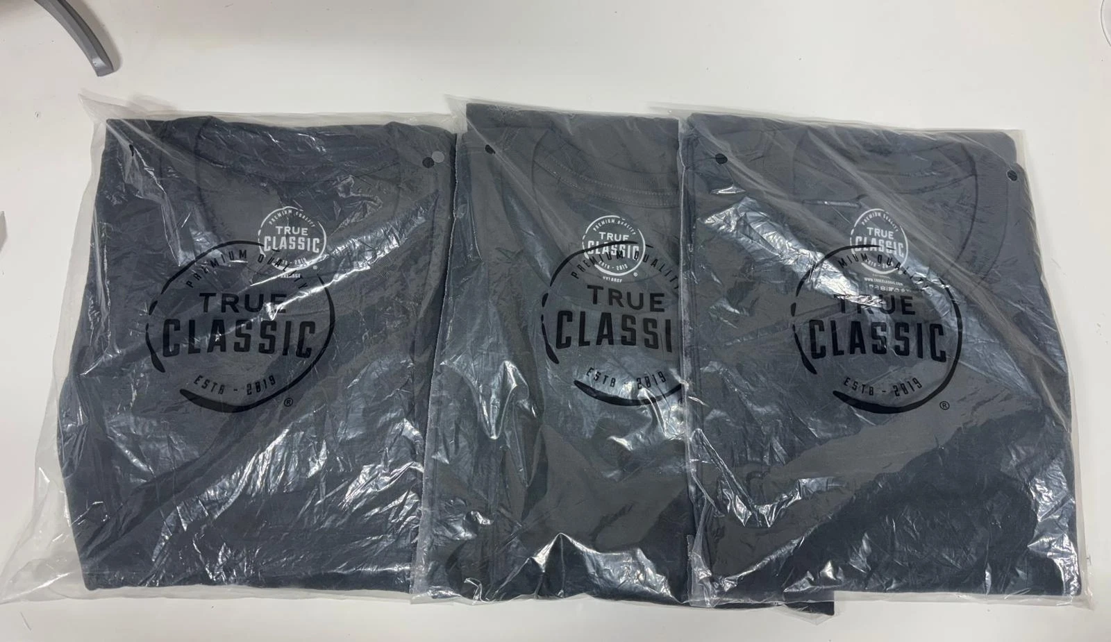 3 Pack True Classic Carbon Crew Neck T-Shirt - XX-Large
Opens in a new window or tab