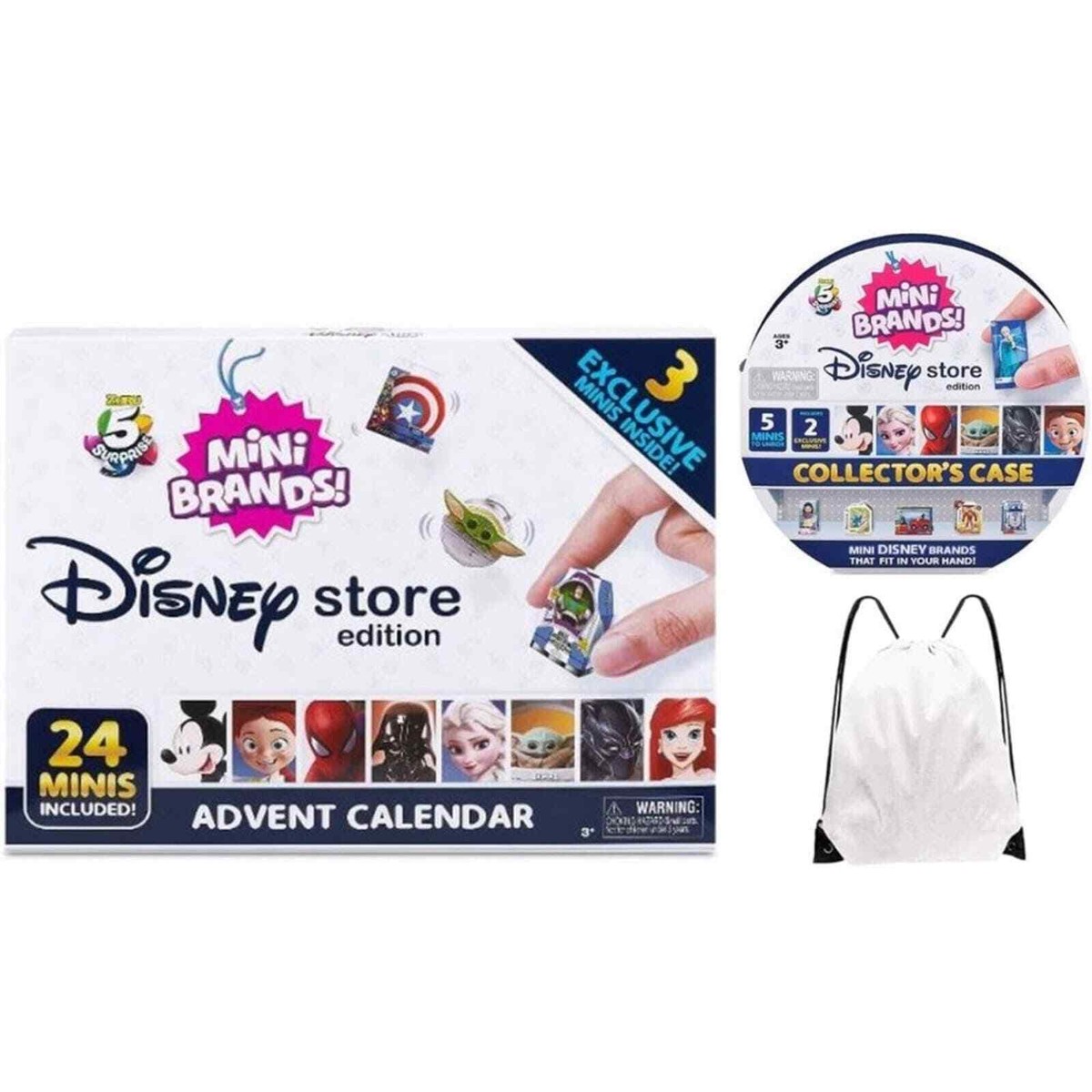 Disney 5 Surprise Mini Brands Disney Store Exclusive Holiday