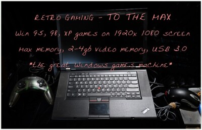 Mobile Game-Station Best RETRO GAMING Win 95 98 XP- Alienware performance LOADED