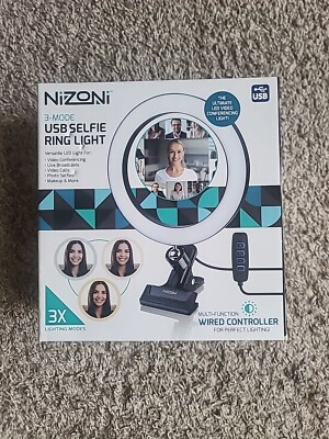 Nizoni 3 Mode Usb selfie ring light new