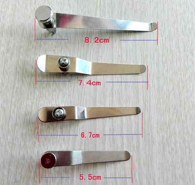 Stainless Steel Stereo Biological Microscope Stage Presser Holder Slides Clips
