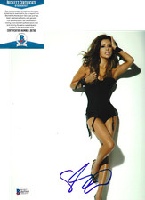 EVA LONGORIA SIGNED 'DESPERATE HOUSEWIVES' 8x10 PHOTO C ACTRESS BECKETT COA BAS
